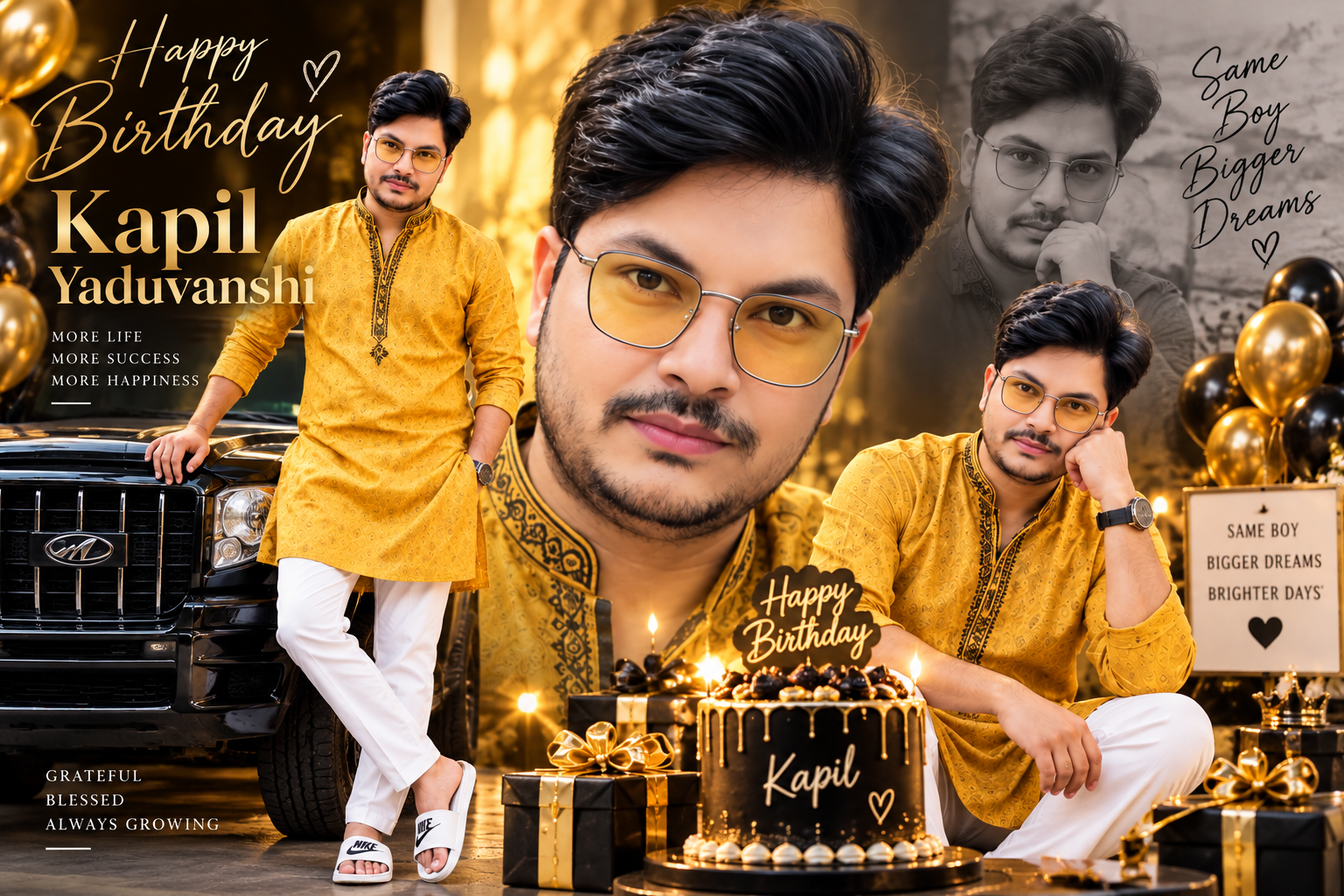 Happy Birthday Photo Designs For Boys