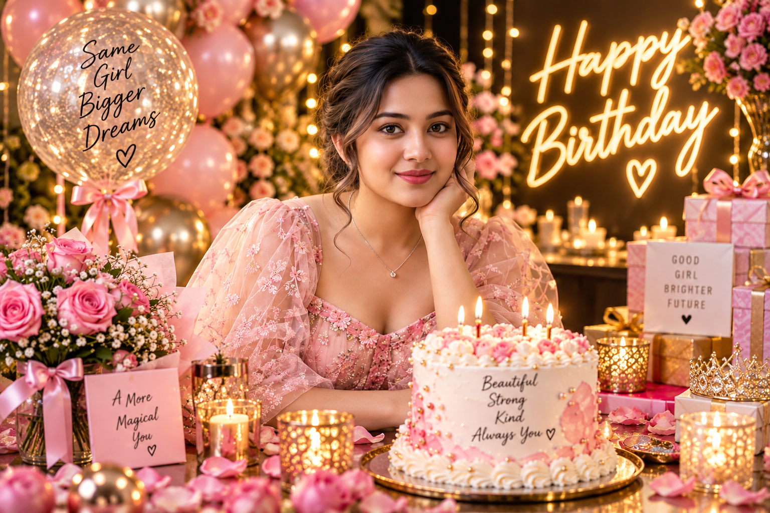 Happy Birthday Photo Designs For Girls